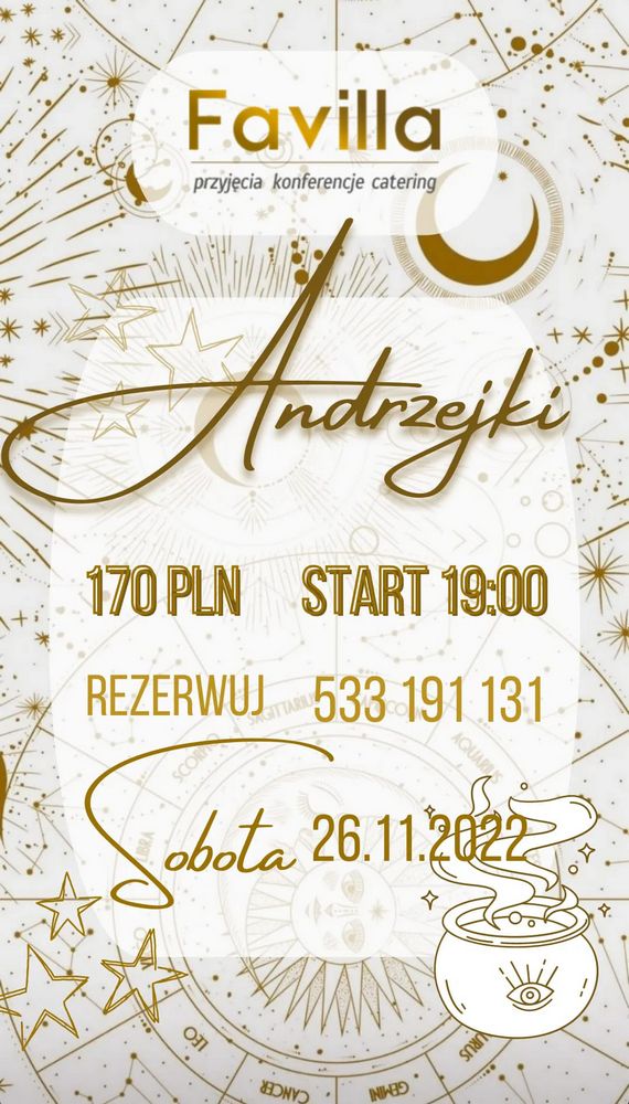 Impreza andrzejkowa w sali Favilla w Świdniku