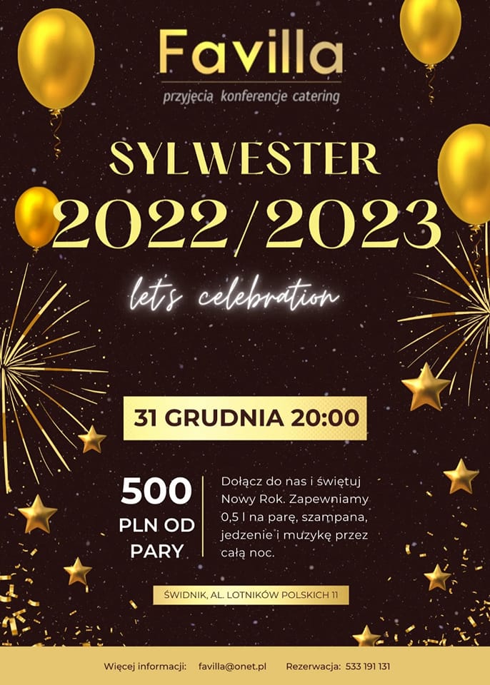 impreza sylwestrowa świdnik